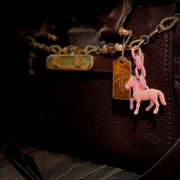 NWOT✨ COACH SWAGGER 27 COVERED IN THE UNIQUE COLOR “OXBLOOD” 👑🔥🙌🏼👜 - Picture 3 of 9